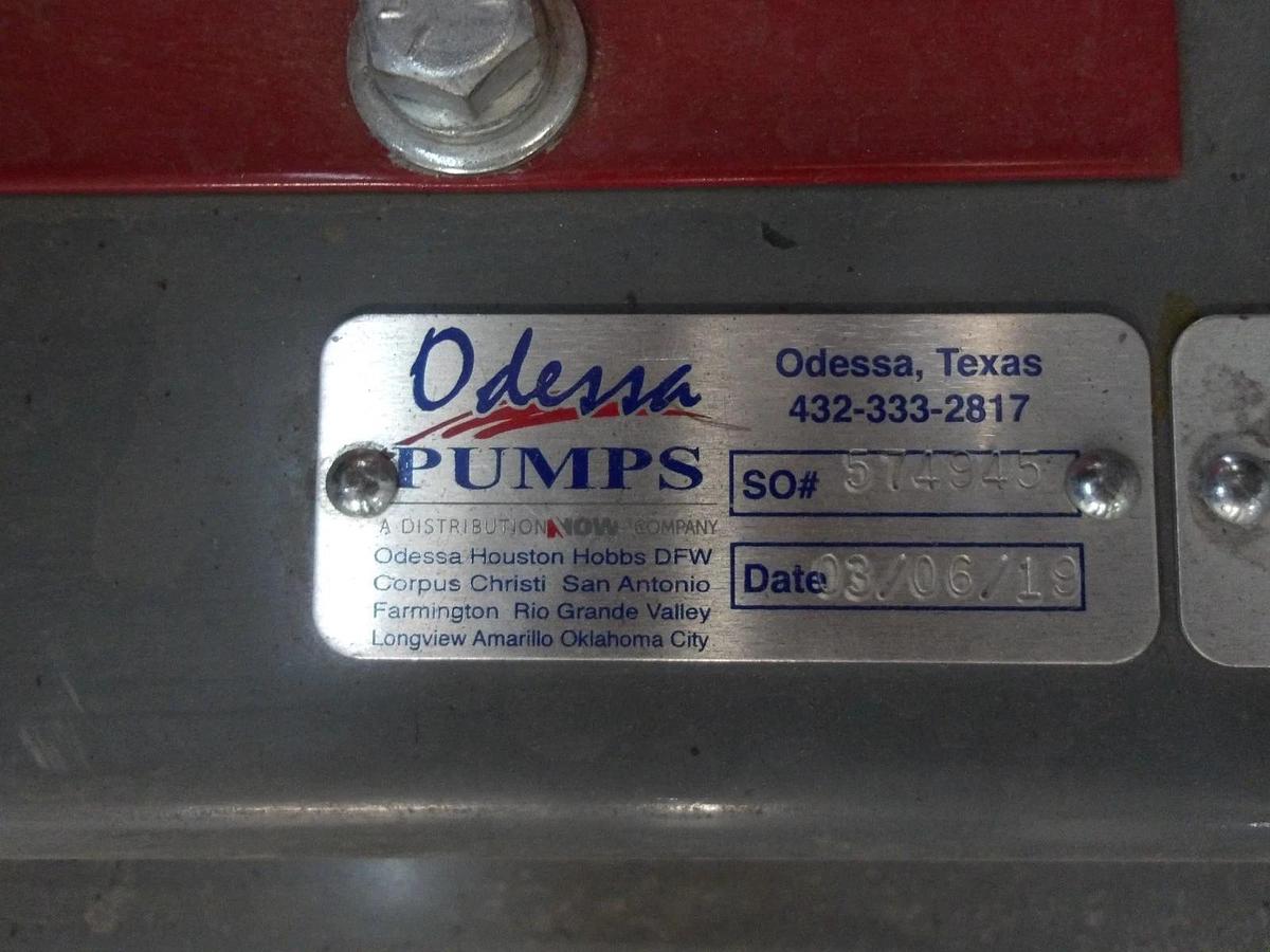 Used ROPER 1-1/2" PUMP W/ 5 HP MOTOR, #1112235GJW NEW