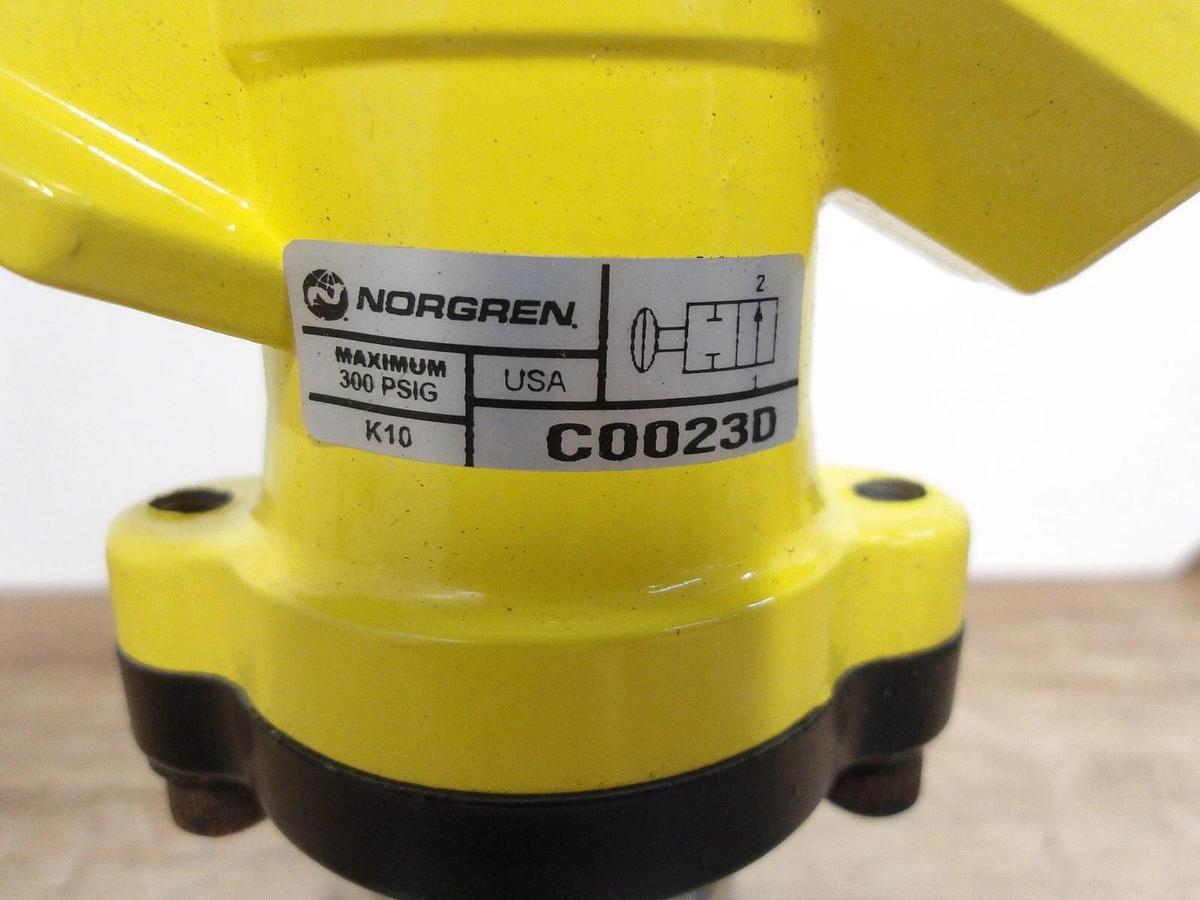 Used NORGREN 3/4" INLINE LOCKOUT VALVE C0023D, #4301016G NEW