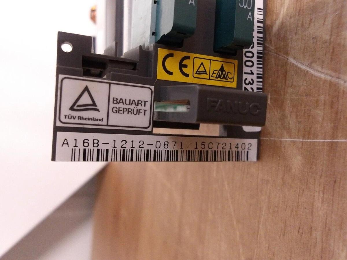 Used FANUC A16B-1212-08711 15C721402 SERVO DRIVE CONTROL MODULE, #310158G PARTS ONLY