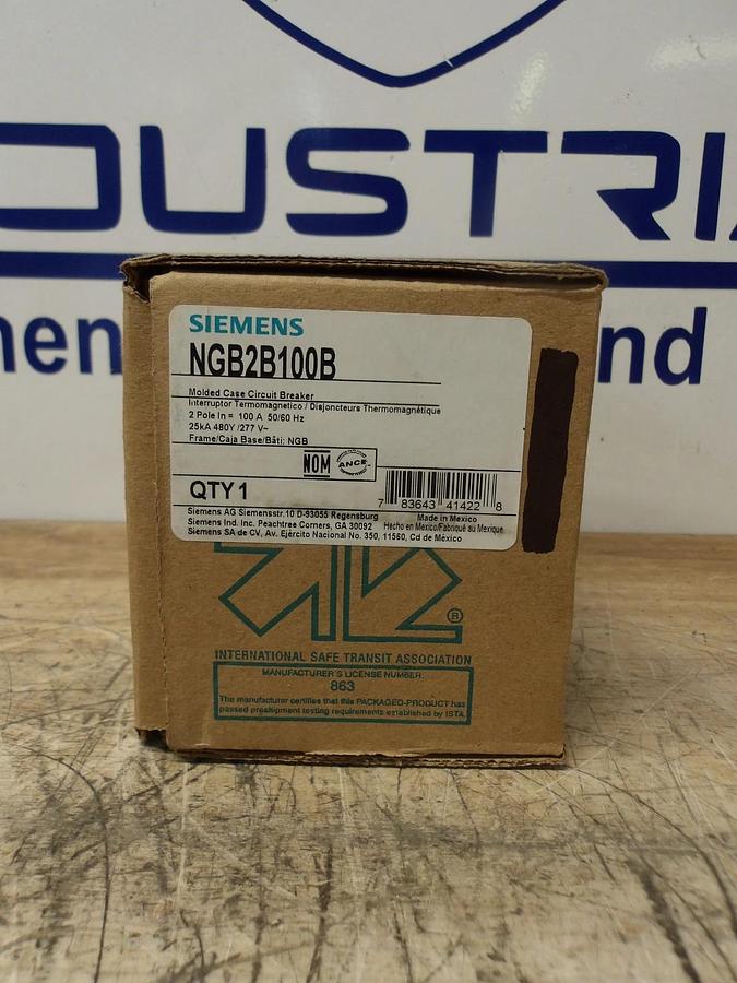 SIEMENS 100 AMP BREAKER 600/347-125/250 V, #781208G NIB