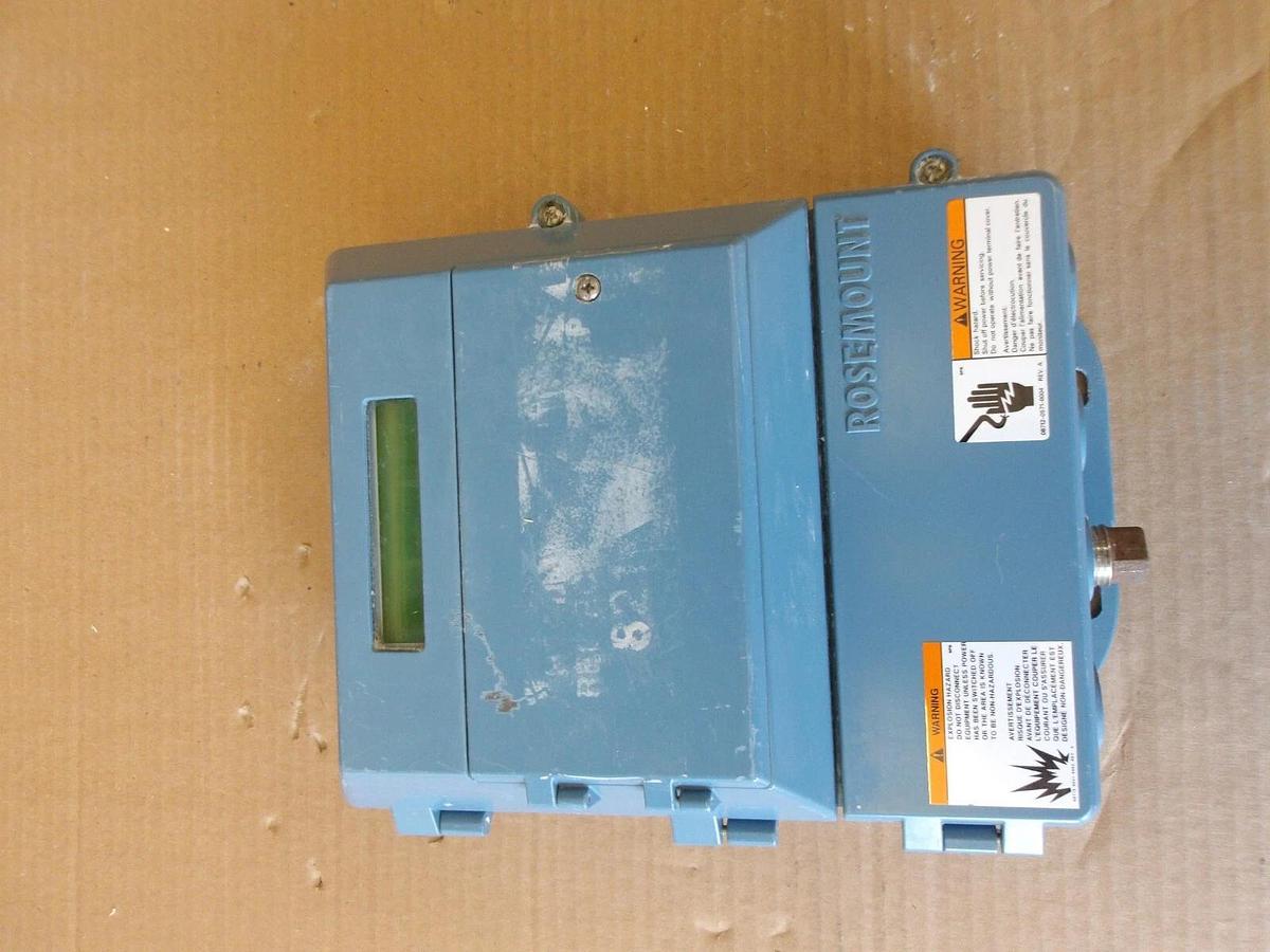 Used ROSEMOUNT 8712 TRANSMITTER, #627205G USED