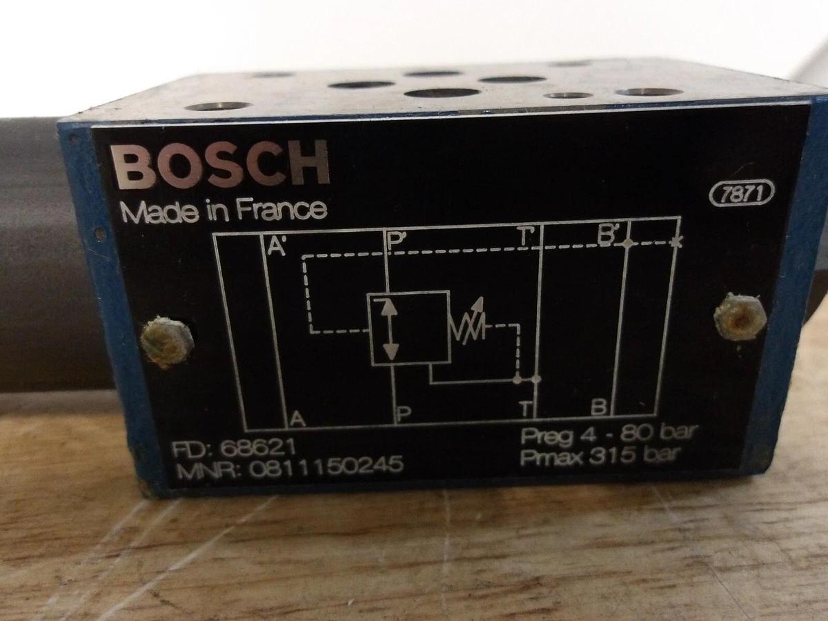 Used BOSCH 0811150245/68621 PRESSURE REDUCING VALVE, #37850G NEW