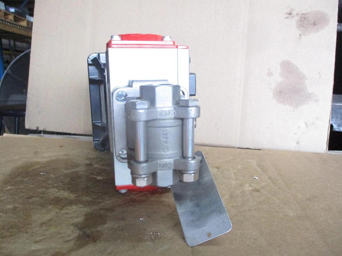 Used FLOW-TEK 1/2" STAINLESS CONTROL BALL VALVE, #68933J NEW