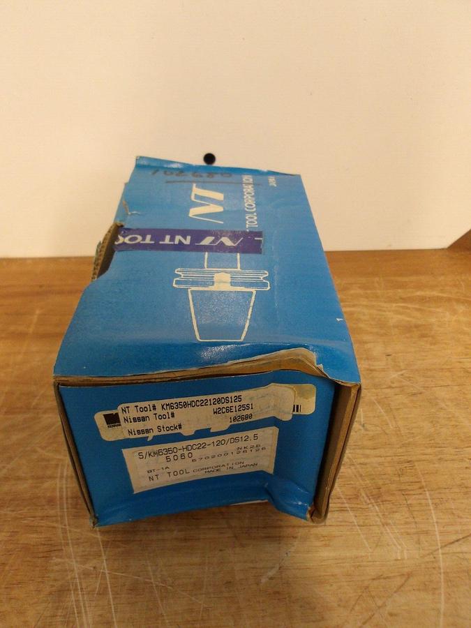 NT S/KM6350-HDC22 MACHINE TOOL HOLDER, #314256G NIB