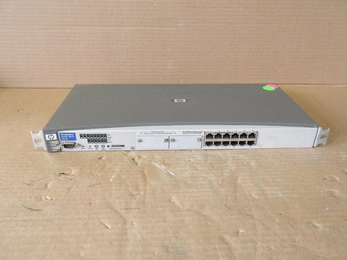 Used HEWLETT PACKARD J4812A PROCURVE SWITCH, #79825G USED