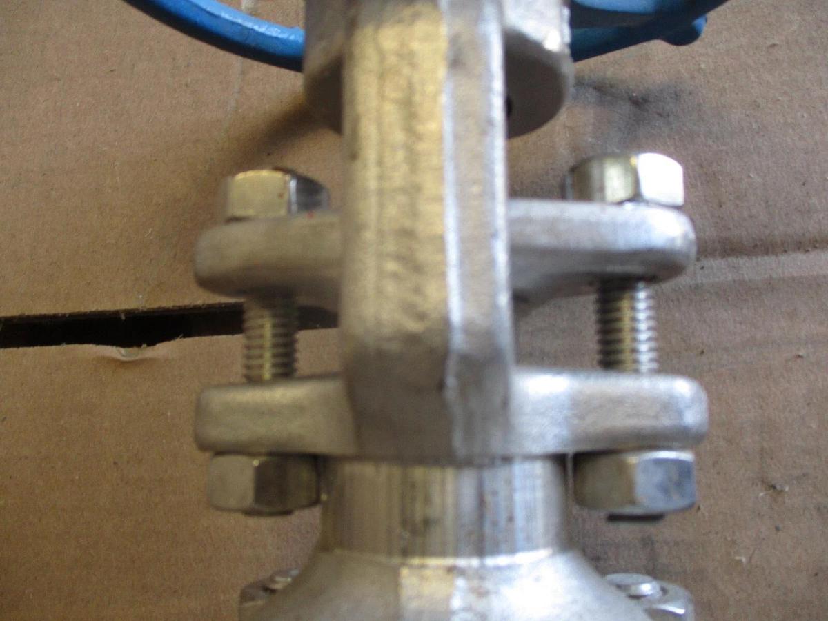 Used VELAN 2" STAINLESS GATE VALVE, #671027J NEW