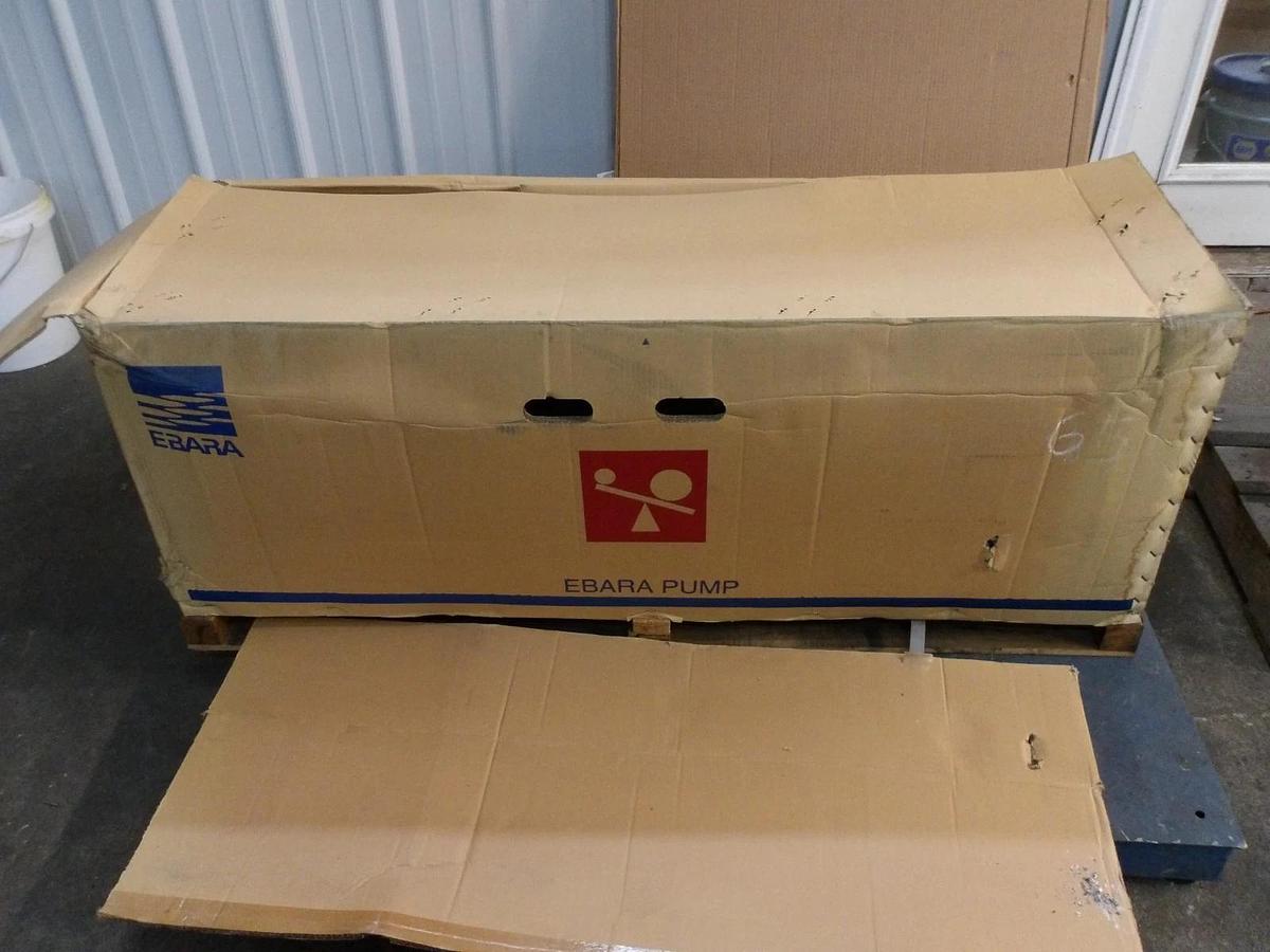 EBARA 2" IMMERSIBLE PUMP 50VTP4 W/ MOTOR 3.7 KW, #616839G NIB