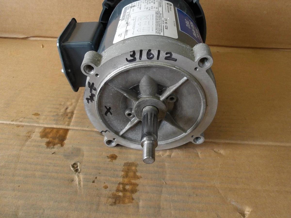 Used GE 1/2 HP MOTOR, FR 56J, 3450 RPM, 200-230/460 V, #1141004G USED