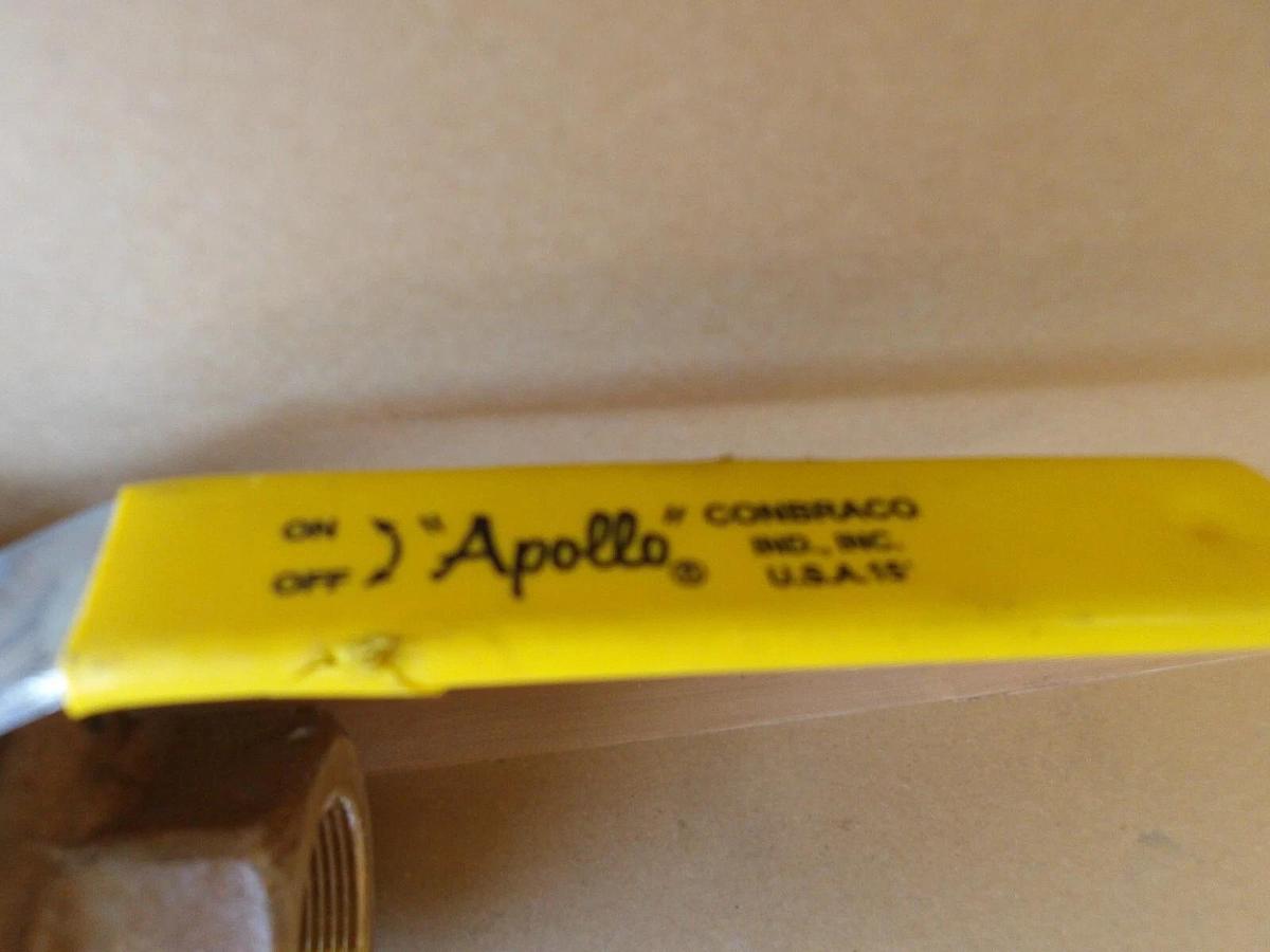 Used APOLLO 2" BRASS BALL VALVE (THREADED) #6101103G NEW
