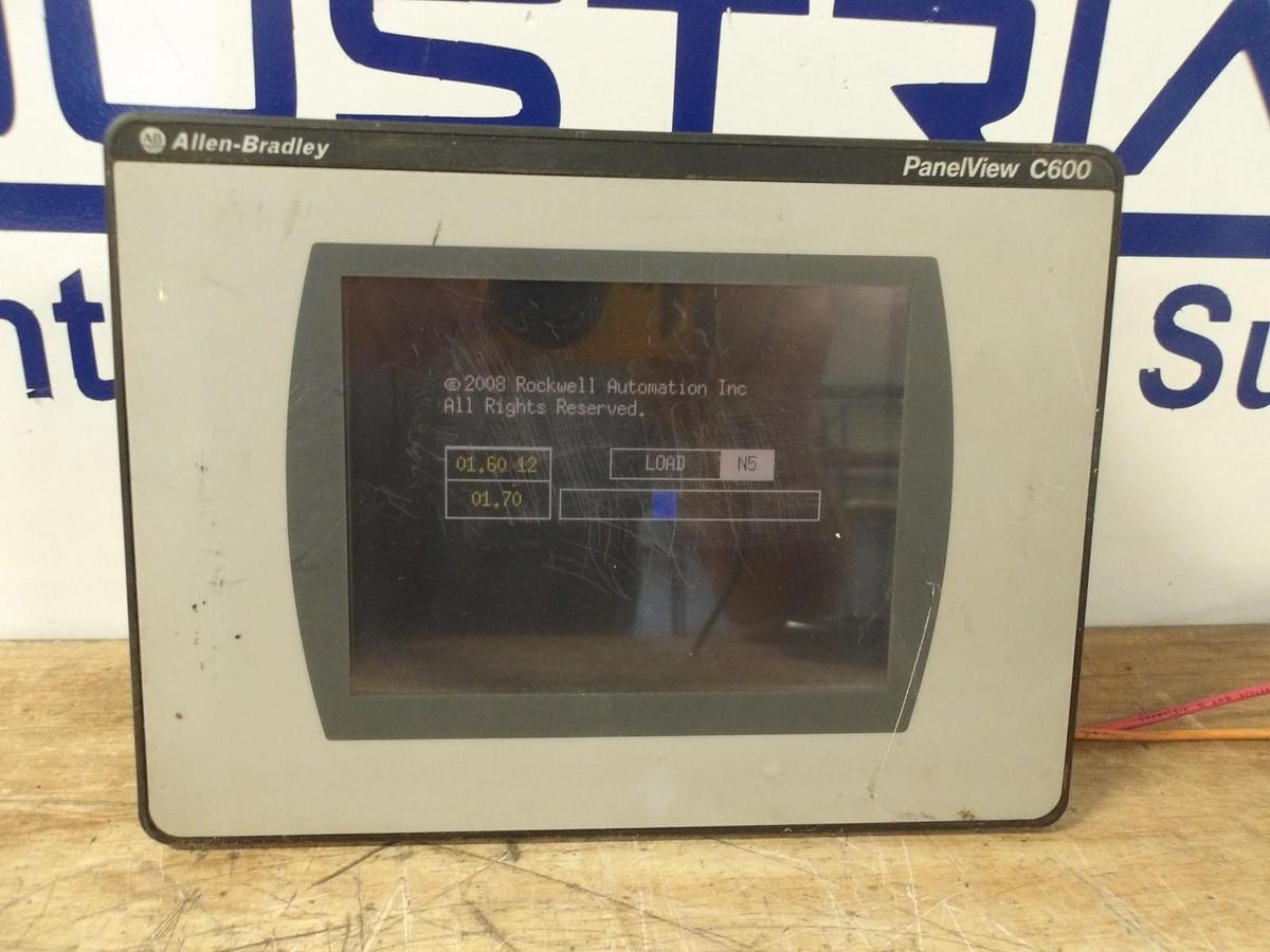 Used ALLEN BRADLEY C600 PANELVIEW 2711C-T6T, 24 V, #629905G USED