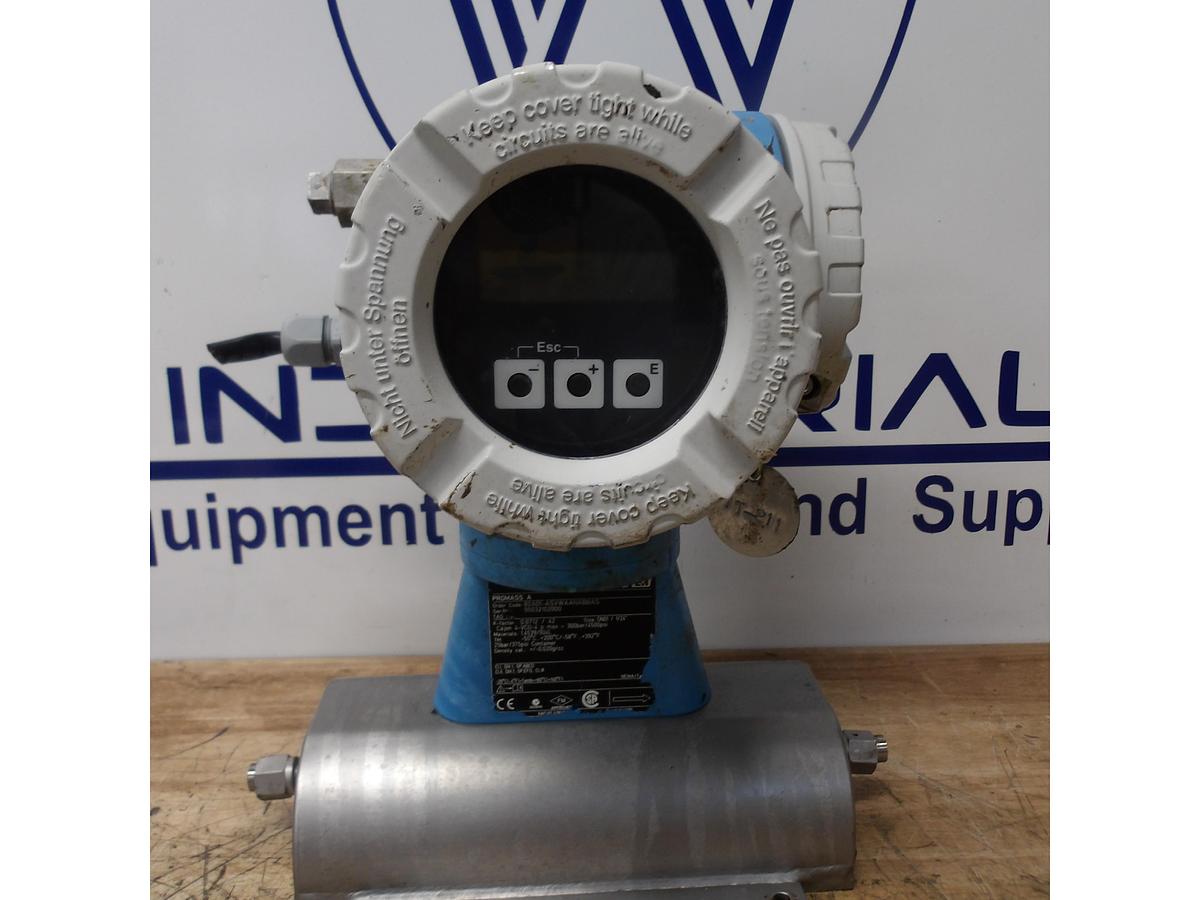 Used ENDRESS HAUSER PROMASS A 80A01 MASS FLOW TUBE 1/24"