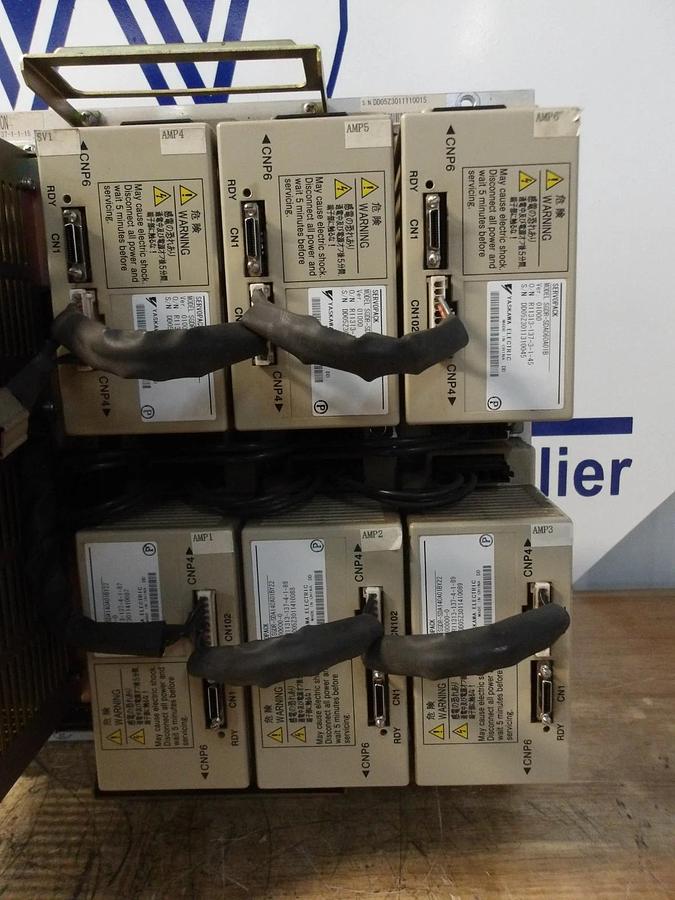 Used YASKAWA 6AXIS ROBOT SERVO-PACK UNIT SGDR-EA1400N, #128151G USED