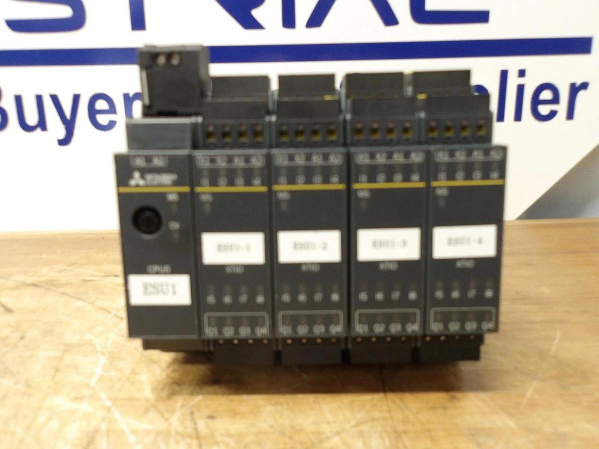 Used MITSUBISHI SAFETY UNIT W/ WSO-CPU000200, #1219213G USED