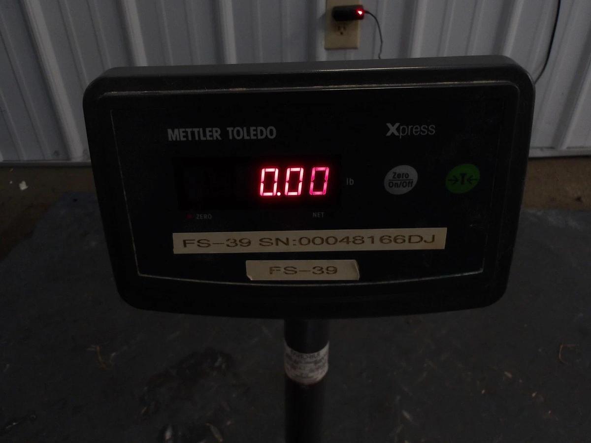 Used METTLER TOLEDO XPRESS DIGITAL SCALE XBL60R-X1D, #812248G USED