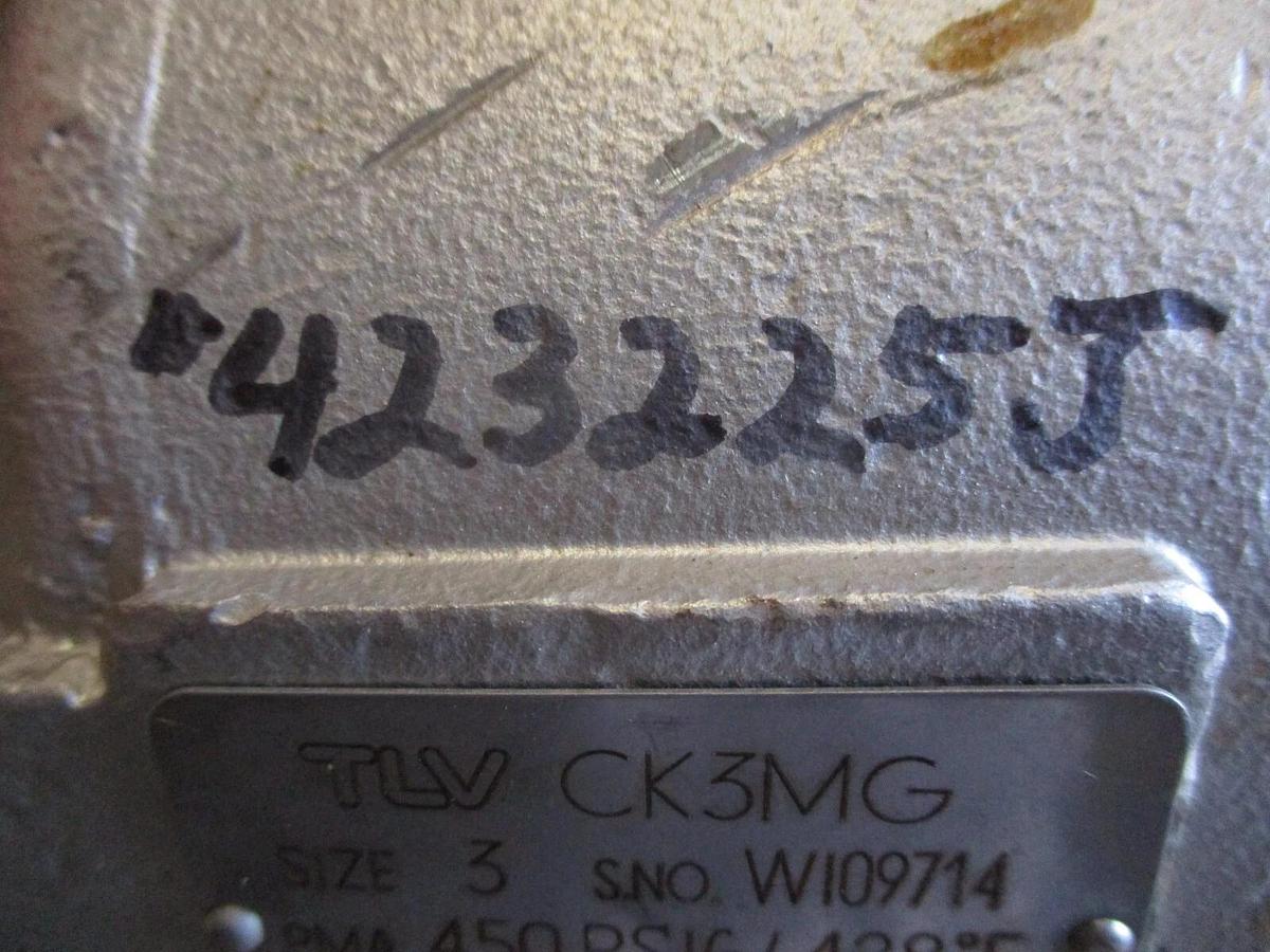 Used TLV STAINLESS 3" CHECK VALVE, #423225J NEW