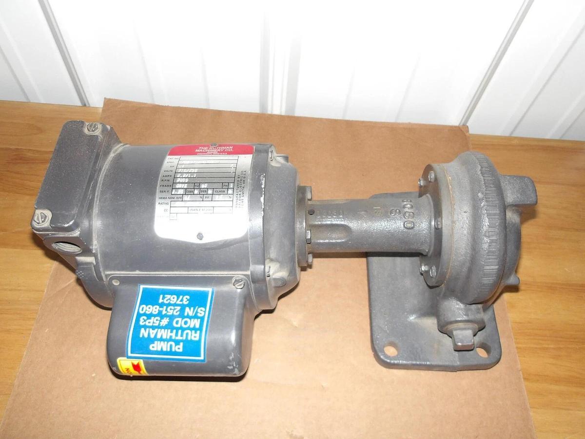 Used GUSHER PUMP 5P-4521-SHORT W/ .1 HP MOTOR, #1161018G NEW
