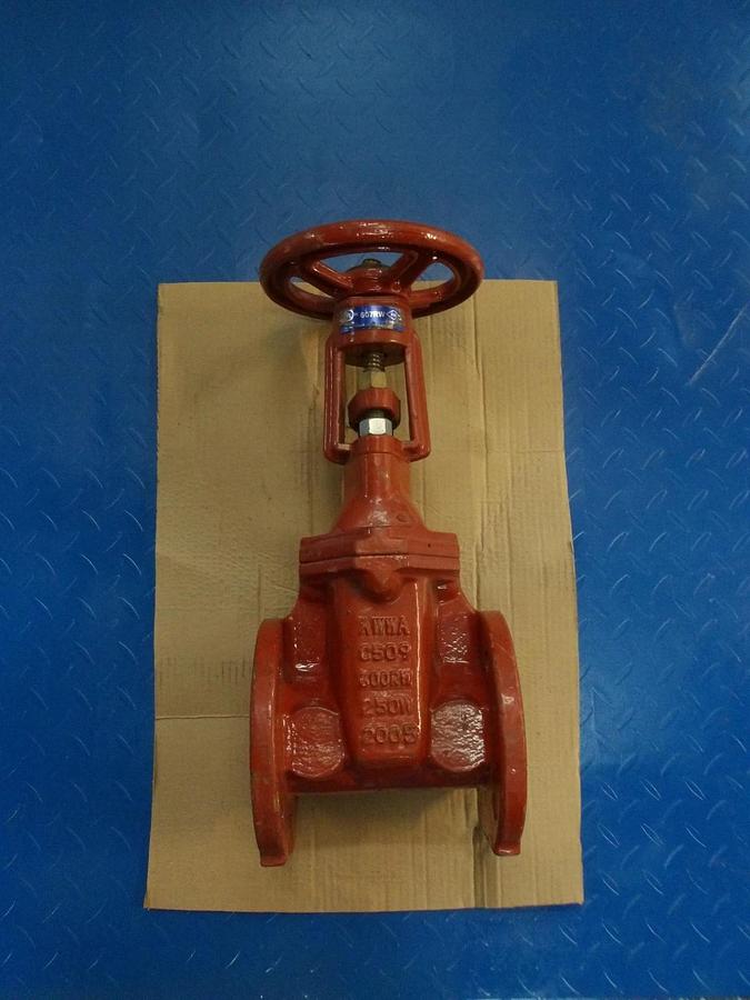 Used NIBCO 3" C/I SEWER VALVE 607RW, #1125855G NEW
