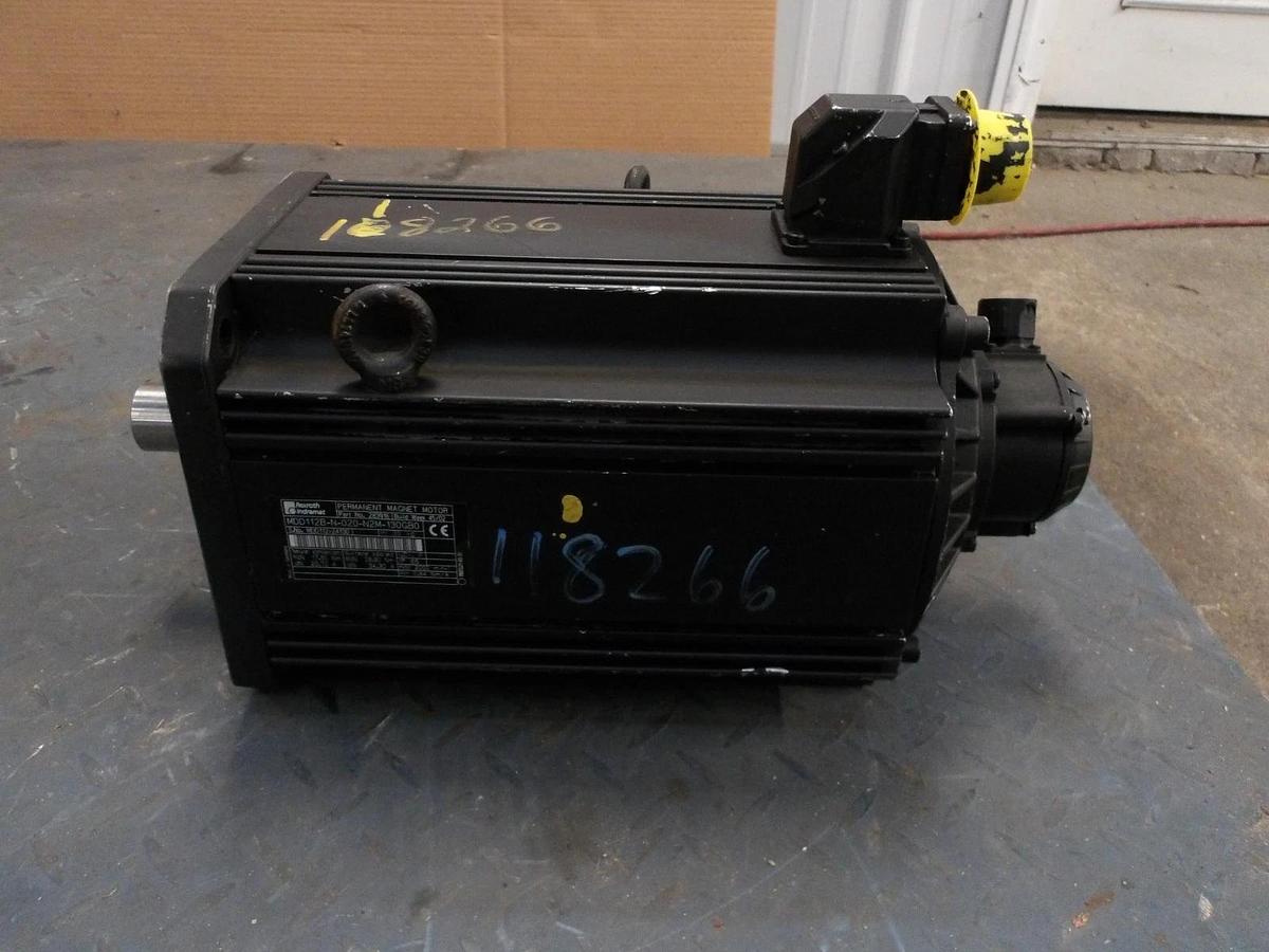 Used REXROTH INDRAMAT MDD1125B-N-020-N2M-130GB0 PERMANENT MAGNET MOTOR, #7151245G