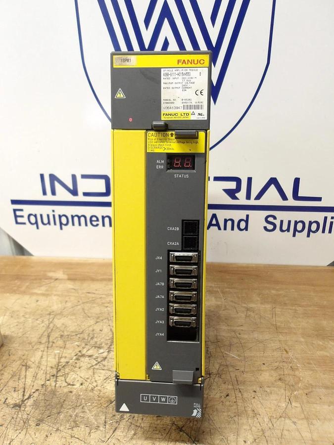 Used FANUC A06B-6111-H015 550 SPINDLE AMPLIFIER UNIT, #113212G USED