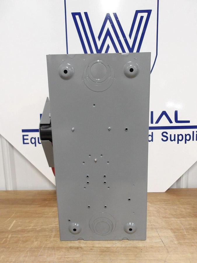 Used SQUARE D 60 AMP SAFETY SWITCH HU362, 600 V, #3181145G NEW