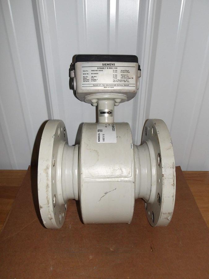 Used SIEMENS SITRANS 4" FM MAGNETIC FLOWTUBE 3100, #1171048G USED
