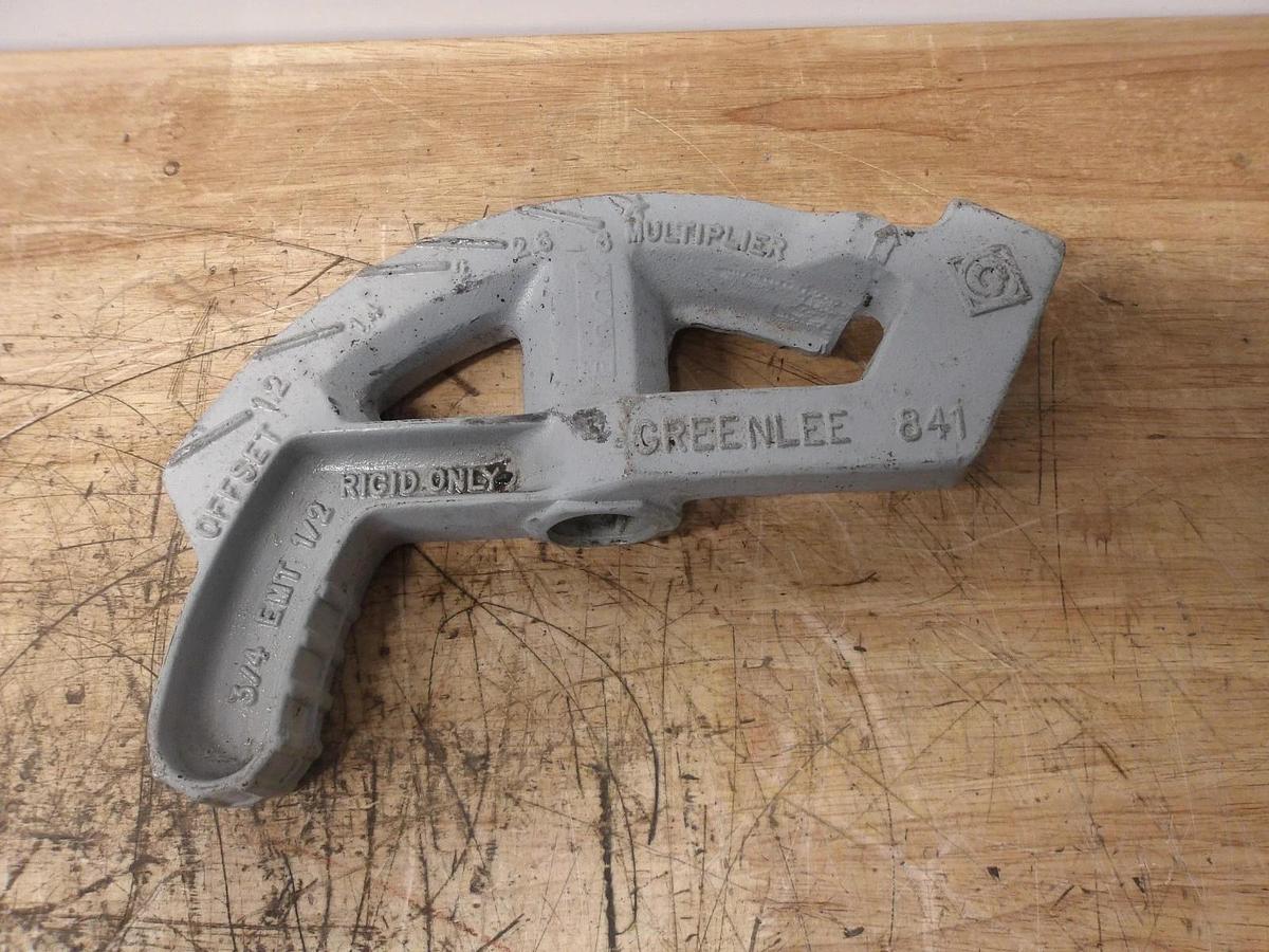 Used GREENLEE 841 HAND PIPE BENDER HEAD, #3111048G USED