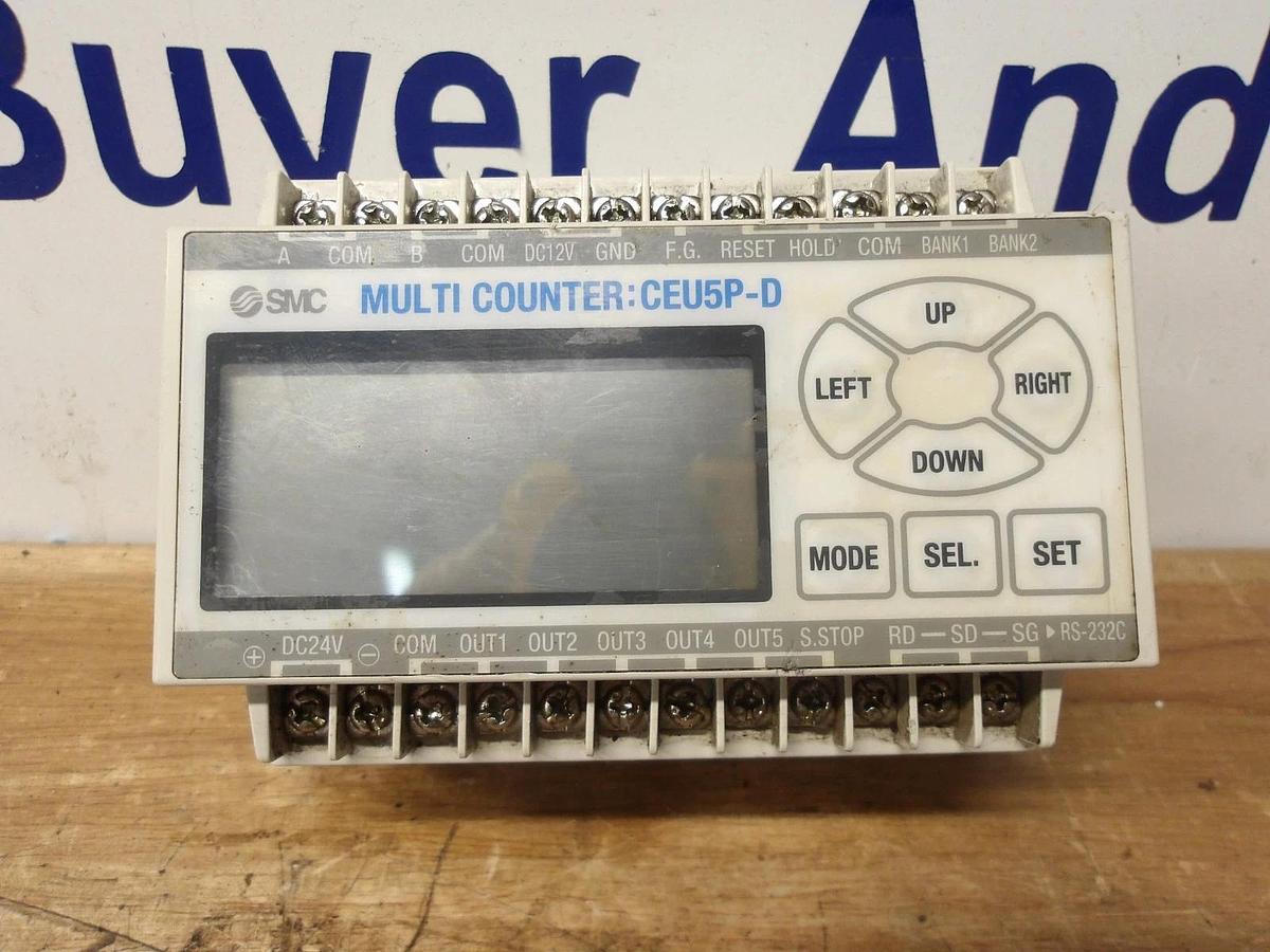 Used SMC CEU5P-D MULTICOUNTER UNIT, #22146G USED