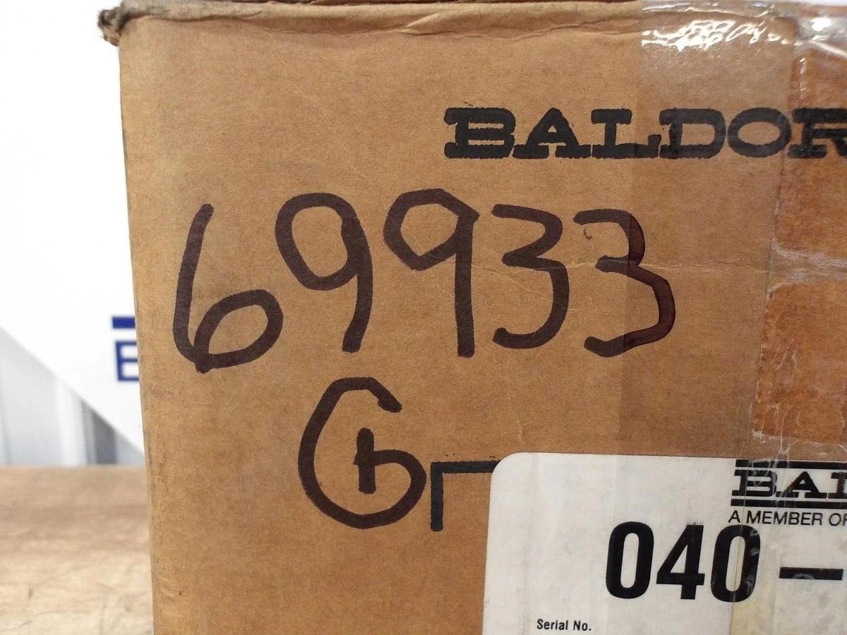 BALDOR RELIANCE .5 HP MOTOR, 1 PHASE, 115/230 V, 1725 RPM, FR 48YZ, #69933G NIB