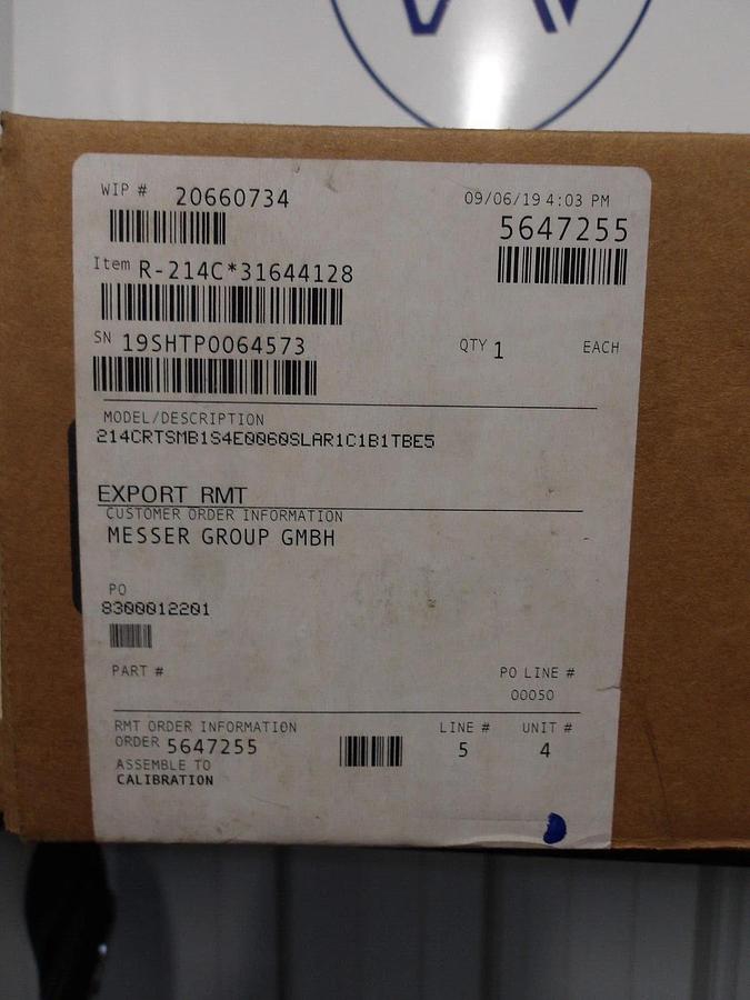 ROSEMOUNT 214C SENSOR TRANSMITTER, #318951G NIB
