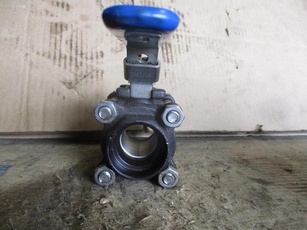 Used OVC 1-1/4" STEEL SOCKET WELD BALL VALVE, #751135J NEW