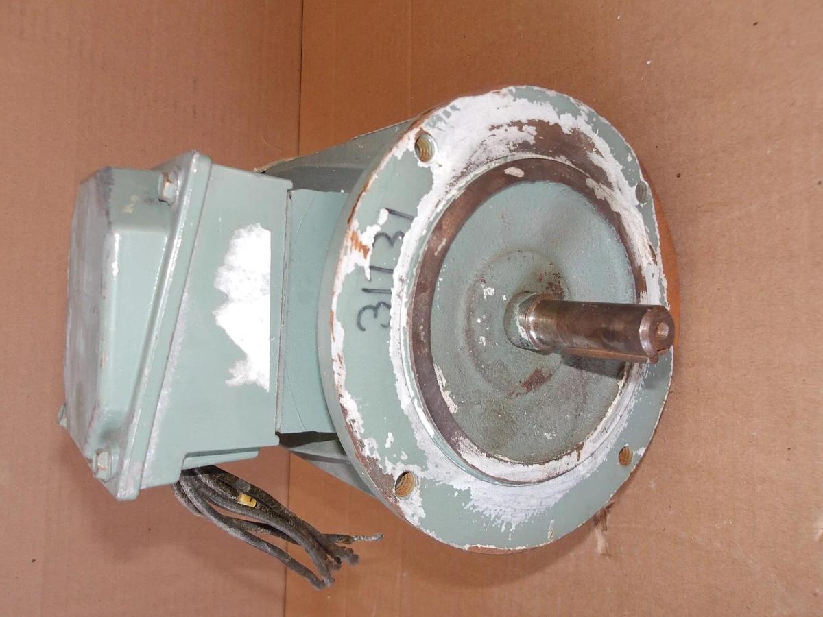Used LEROY - SOMER POWERBLOC .33 HP MOTOR, FR LS56C, 1730 RPM, #1126110G USED