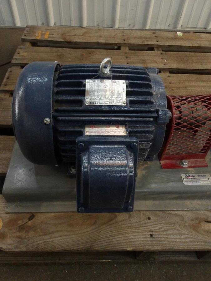 Used ROPER 1-1/2" PUMP W/ 5 HP MOTOR, #1111239GJW NEW