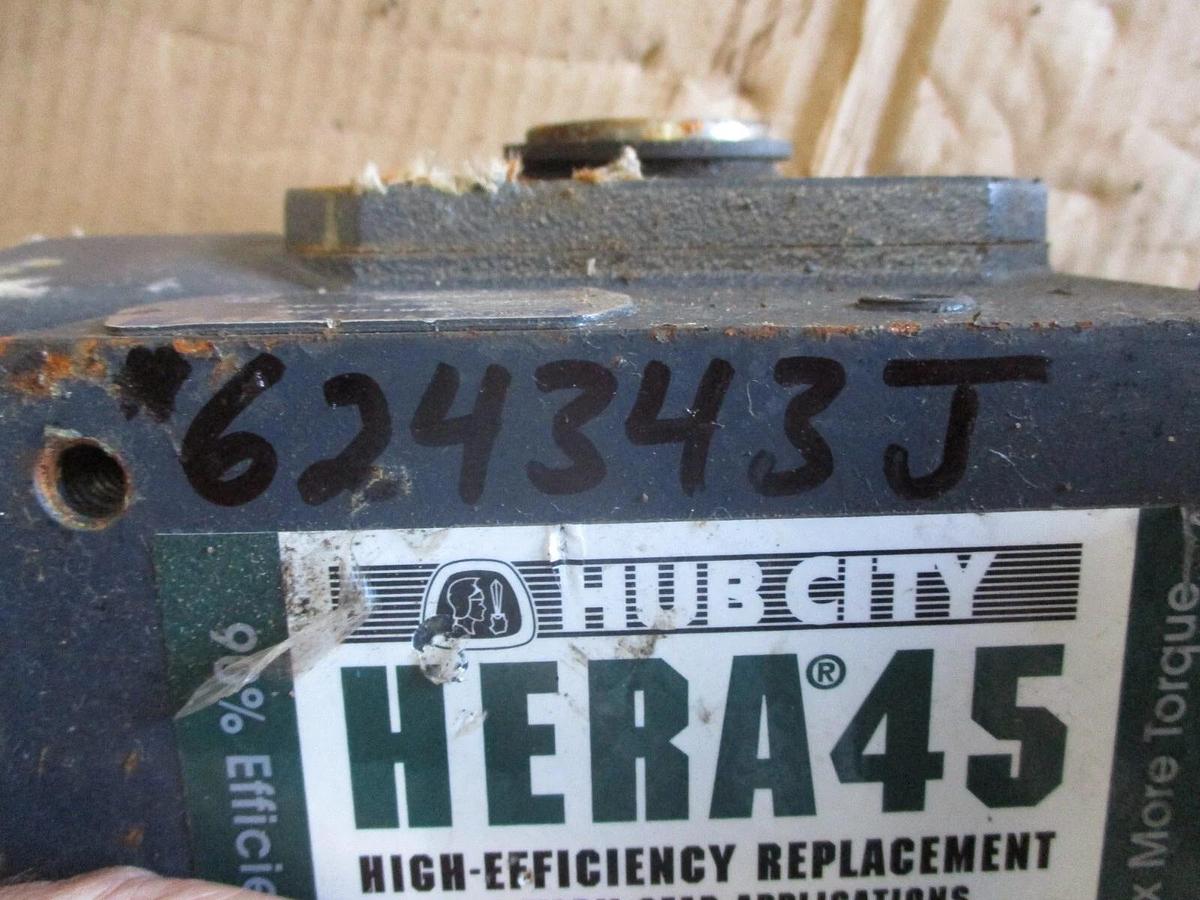 Used HUB CITY HERA45ES GEAR REDUCER, #624343J USED