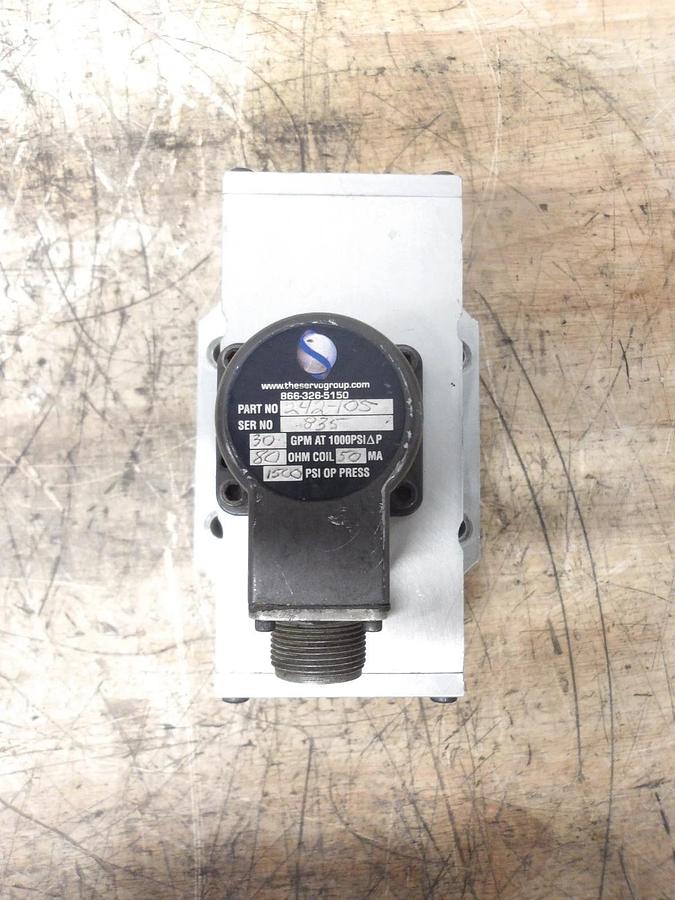 Used ATCHLEY 242-105 SERVO VALVE, #825947G USED