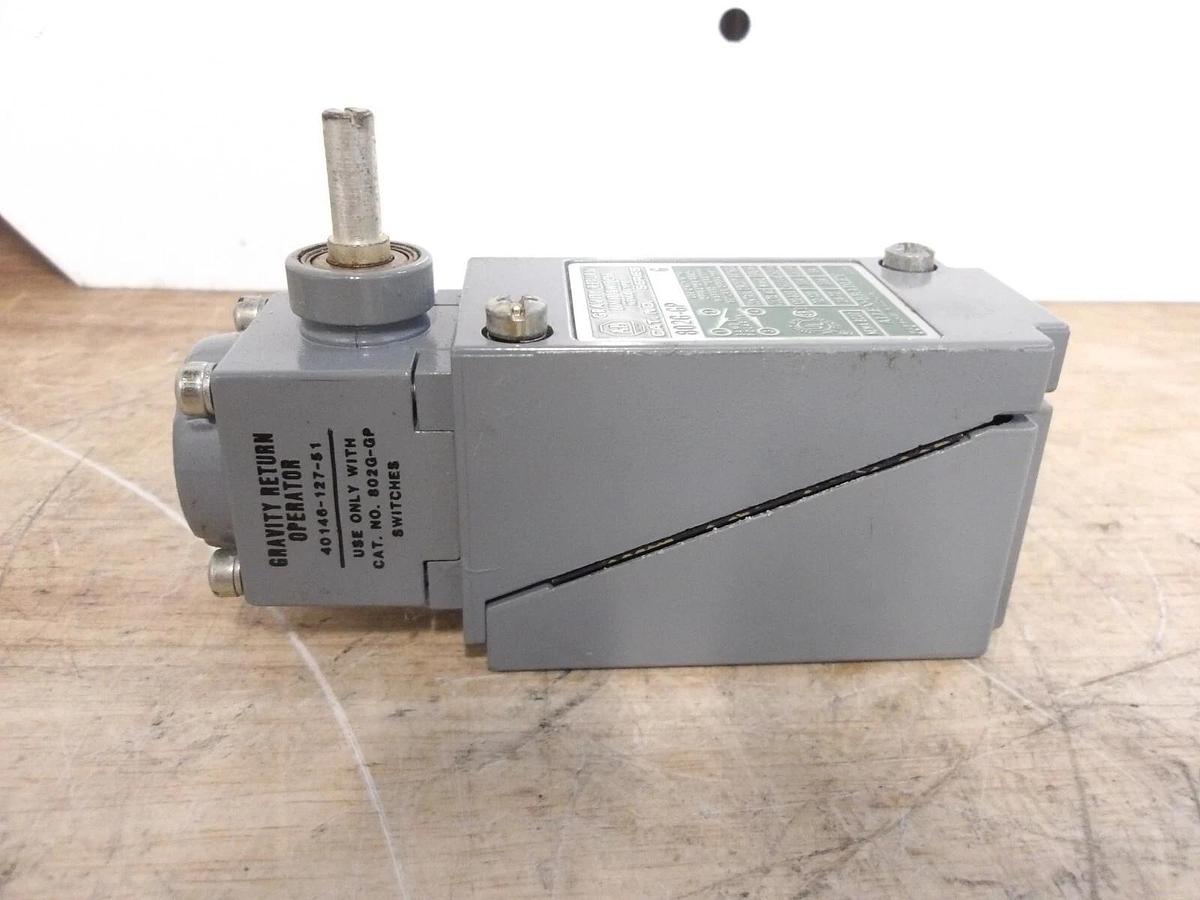 Used ALLEN BRADLEY 802G-GP GRAVITY RETURN LIMIT SWITCH, #514325G NEW