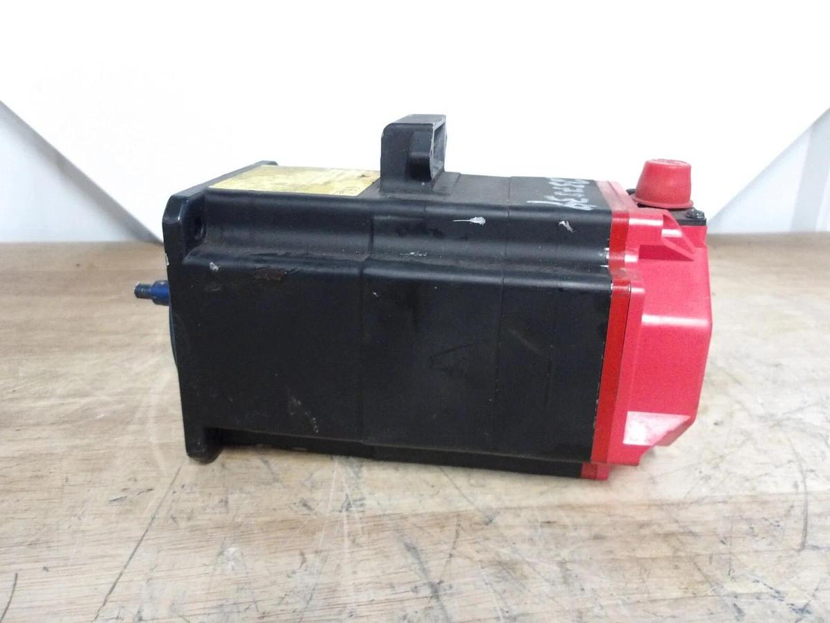 Used FANUC A06B-0212-B605 AC SERVO MOTOR, 4000 RPM, #5141053G REMANUFACTURED