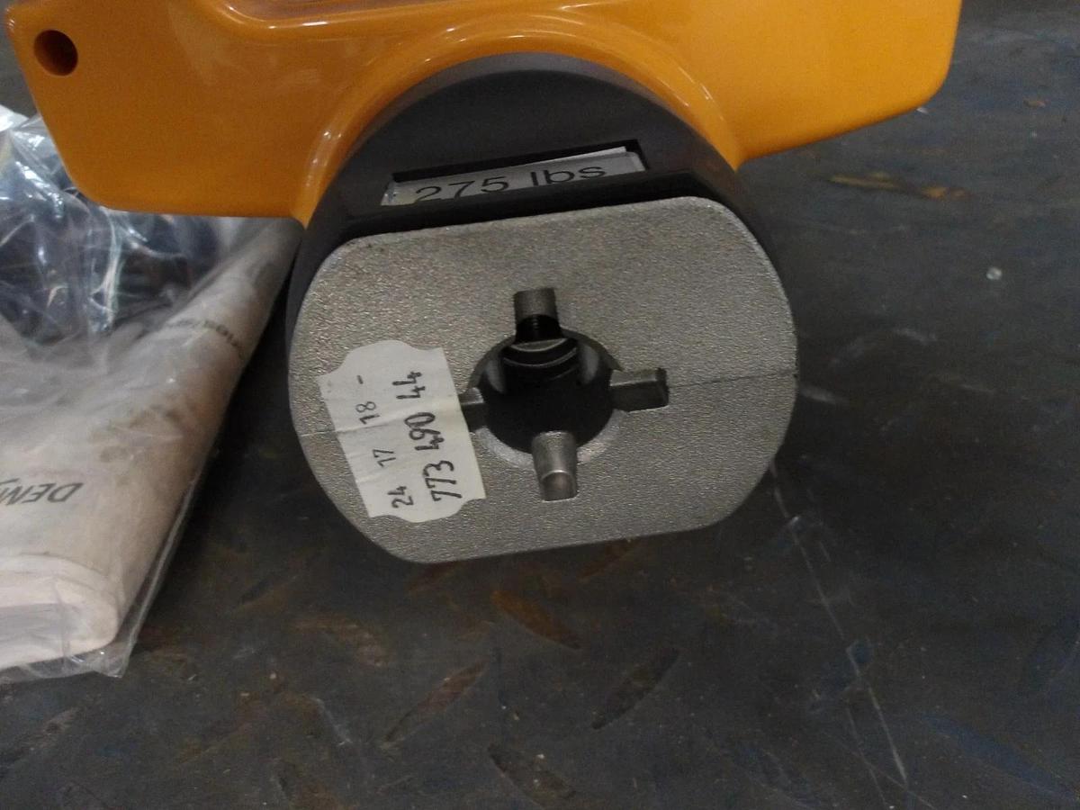 Used DEMAG DCM-PR02 CHAIN HOIST 275 LBS, 9 FT LIFT, #79935G NEW