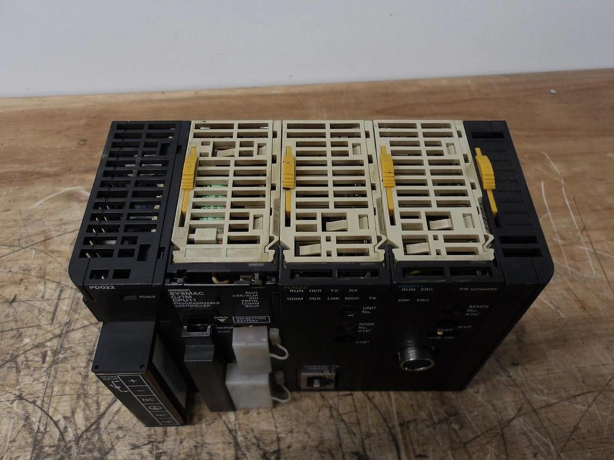 Used OMRON RACK W/ POWER SUPPLY CPU AND 2 CARDS, #12301130G USED