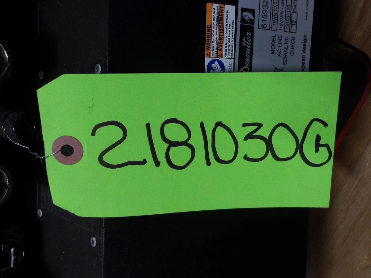 Used DESOUTTER 6159326650 TWIN CV1 II TOOL CONTROLLER, #2181030G NEW