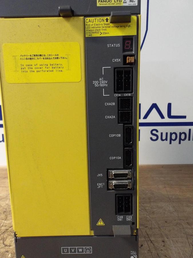 Used FANUC A06B-6114-H109 3 AXIS SERVO AMPLIFIER, #1218855G USED