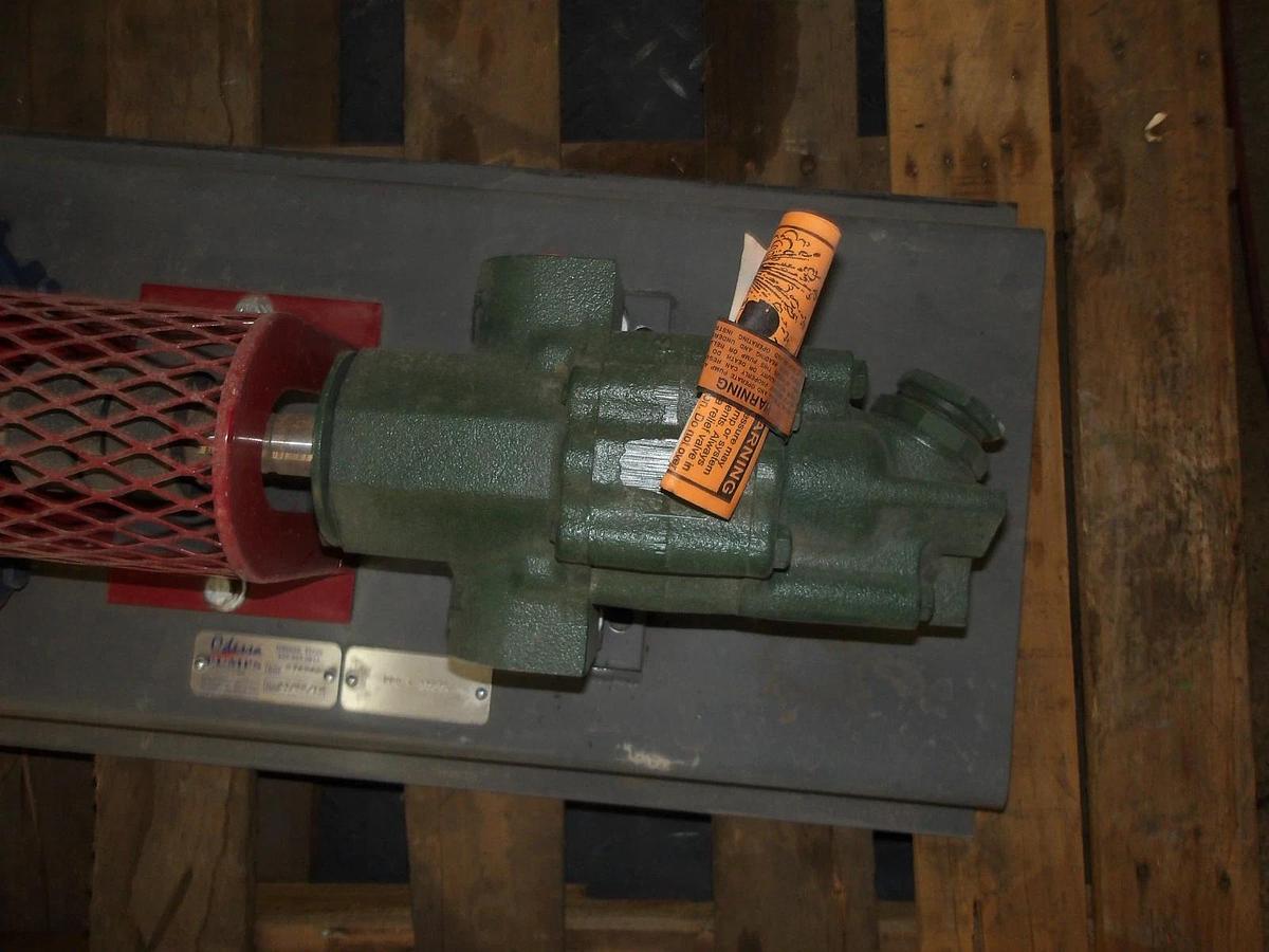 Used ROPER 1-1/2" PUMP W/ 5 HP MOTOR, #1112235GJW NEW