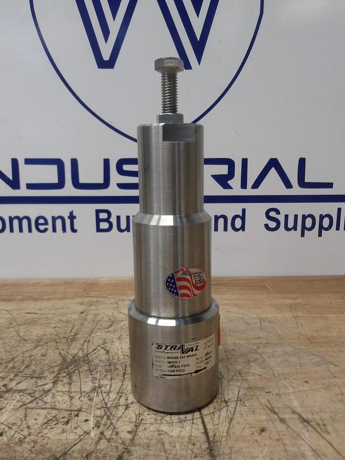 Used STRAVAZ 1" PRESSURE RELIEF VALVE BPS05-10T-N6408, #430826G NEW