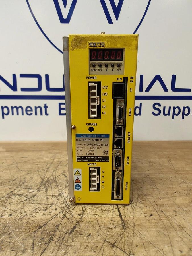 Used ESTIC ENRZ-AU40-20 AXIS CONTROL UNIT, #1131019G USED