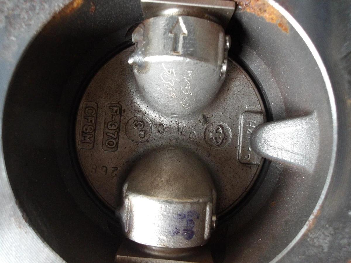 Used KEYSTONE 3" STEEL BUTTERFLY VALVE, #314335G NEW