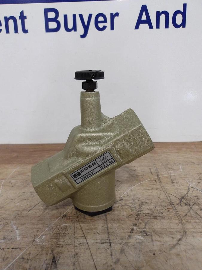 Used ROSS 1/2" FLOW CONTROL VALVE 1968B4007, #620303G NEW