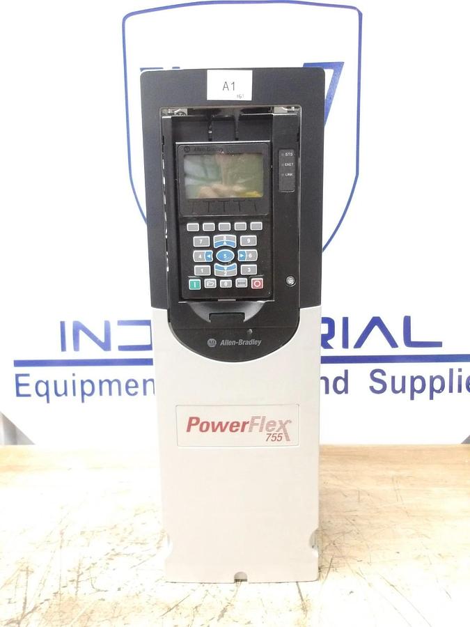 Used ALLEN BRADLEY 2 HP POWERFLEX 755, 400-480 V, #321145G USED