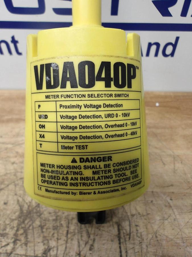 Used BIERER VDA040 P/C ANALOG VOLTAGE DETECTOR, #317941G USED