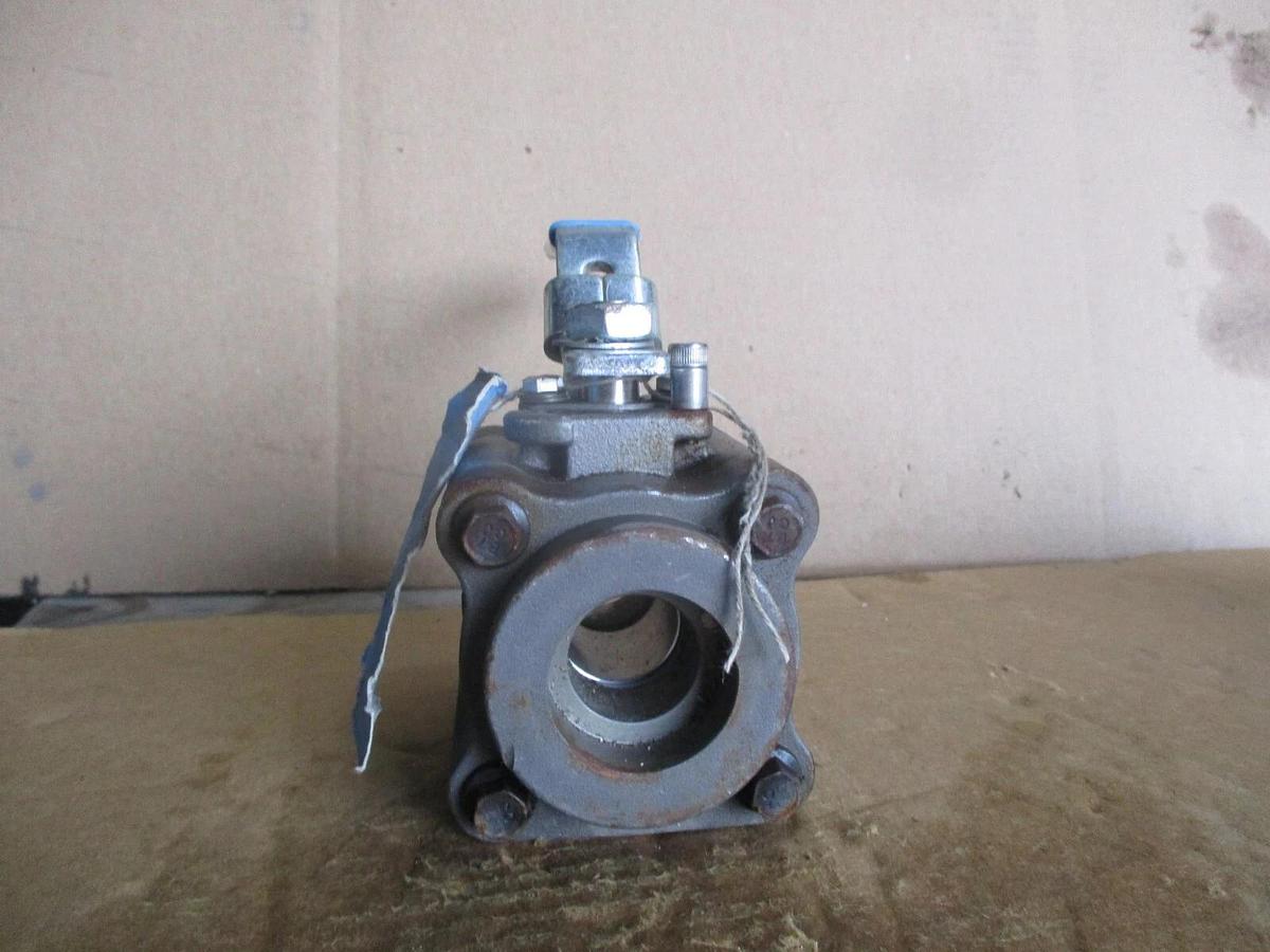 Used JAMESBURY 1" STEEL BUTT-WELD BALL VALVE, #68857J NEW