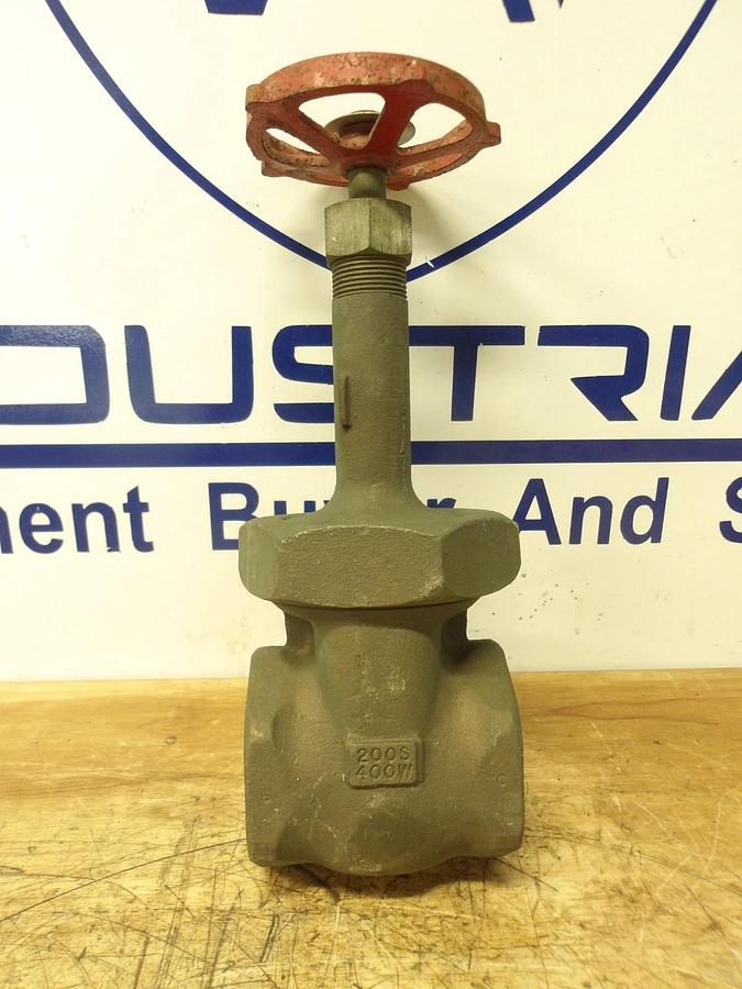 Used MILWAUKEE 2" BRASS GATE VALVE 1153-1163, #26223G NEW