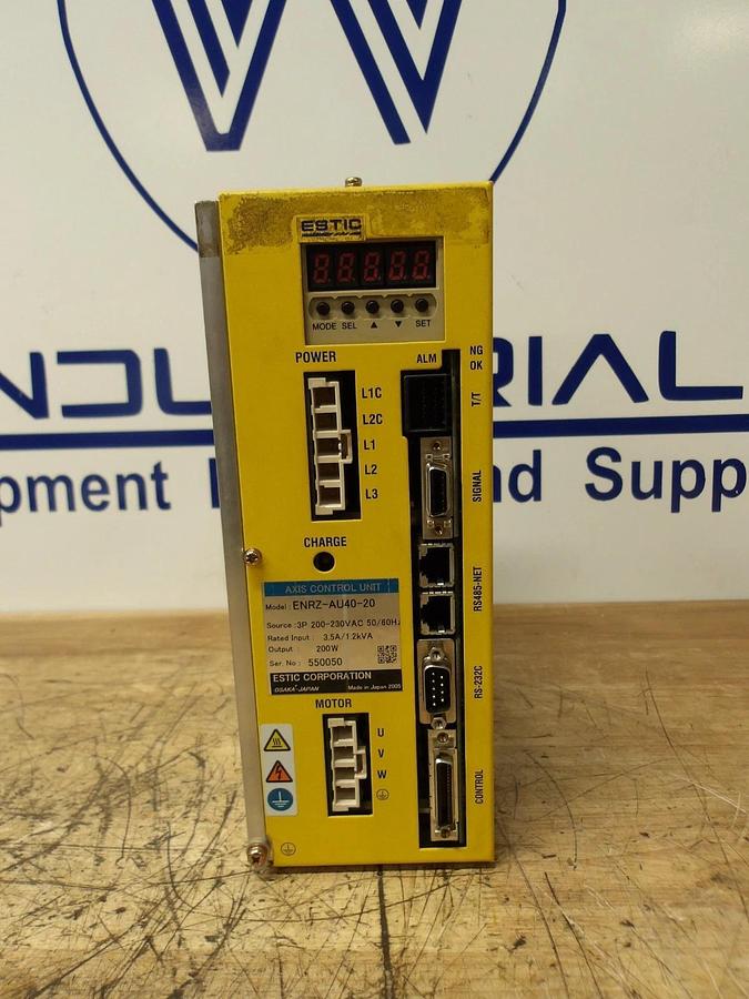 Used ESTIC ENRZ-AU40-20 AXIS CONTROL UNIT, #1131019G USED
